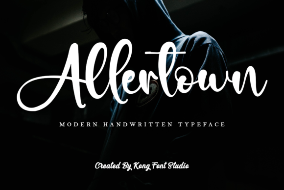 Allertown: The Handwritten Script Font with Modern Charm