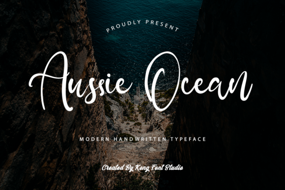 Aussie Ocean: A Playful Handwritten Script for Modern Projects