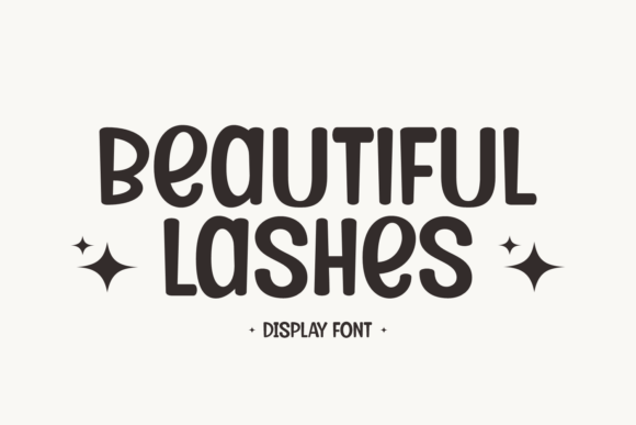 Beautiful Lashes: A Playful Font for Creative Brands