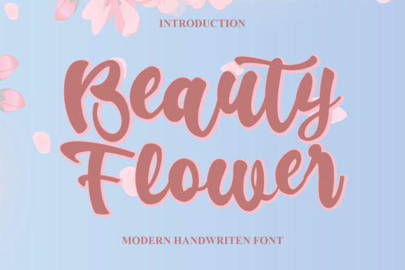 Beauty Flower: A Handwritten Font for Personal Touches