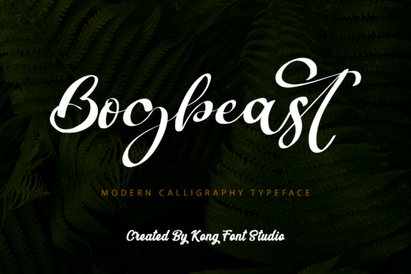 Bogbeast: A Modern Handwritten Font for Creative Projects