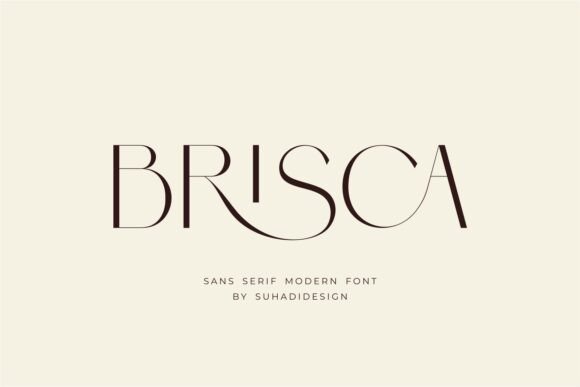Brisca: The Modern Sans Serif Font for Elegant Branding