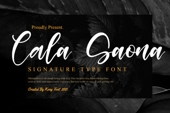 Cala Saona: A Script Font That Brings Playful Energy to Your Projects