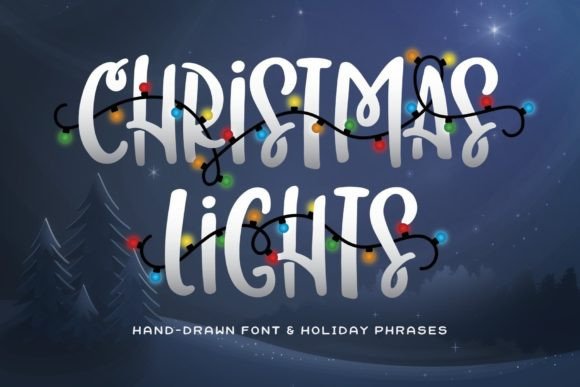 Christmas Lights Font: Festive Typography for Bold Designs
