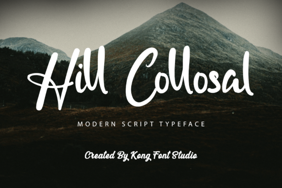 Hill Collosal: A Playful Script Font for Modern Creators