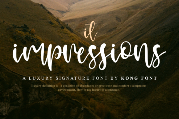 It Impressions: A Playful Handwritten Font for Modern Creatives