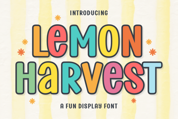Lemon Harvest: A Font That Feels Like a Sunny Afternoon