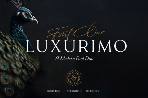 Mastering Modern Elegance: The Luxurimo Font Duo