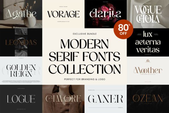 Modern Serif Bundle: A Curated Collection for Timeless Design
