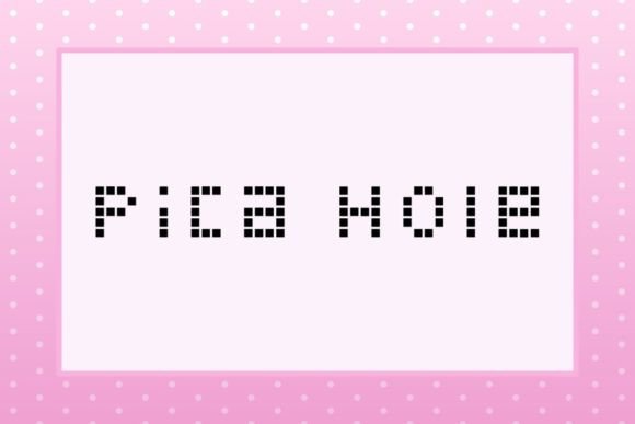 Pica Hole: A Digital-Forward Font for Modern Creators
