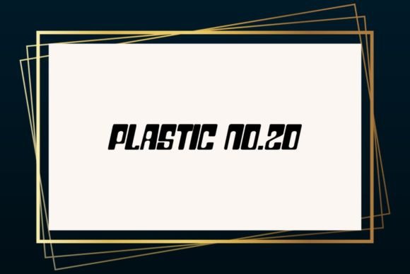 Plastic Twenty: A Playful Font for Creative Branding