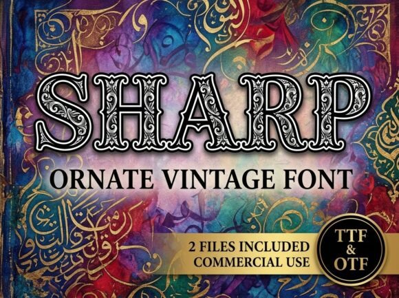 Sharp: The All-Caps Display Typeface That Commands Attention