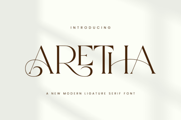 The Sharp Elegance of Aretha: A Font for High-Fashion Stories