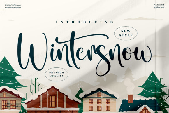 Wintersnow: Crafting Designs with a Handwritten Touch