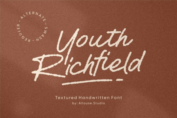 Youth Richfield: A Handwritten Font for Authentic Branding